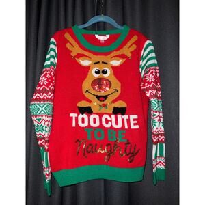 Ugly Christmas Sweater Xmas Size Large